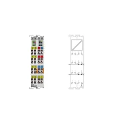 EL5101 | EtherCAT terminal, 1-kanałowy encoder interface, incremental, 5 V DC (DIFF RS422, TTL), 1 MHz