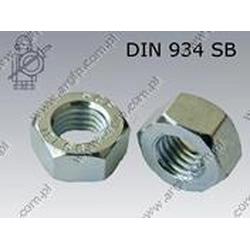 Nuts do połączeń niesprężanych SB DIN 934 SB M16 DIN 934 SB 8 SB zinc plated