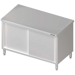 Central, pass-through table with sliding doors 1500x700x850 mm