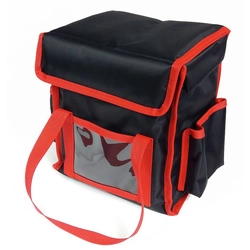Lunch bag 26x22x30 | 4 boxes | black | Furmis