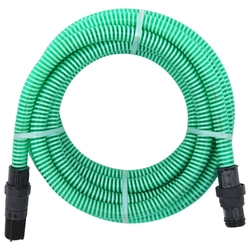 Sací hadice s PVC spojkami, 4 m, 22 mm, zelená