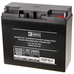 Emos Maintenance-free lead acid battery 12 V / 18 Ah B9655