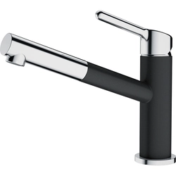 Washbasin faucet Franke Orbit, with pull-out shower, chrome / onyx