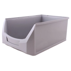 Plastic storage box "D" gray, 500 * 310 * 200 mm