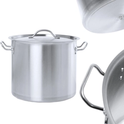 Budget Line pot with lid 50 l diam. 400 x 400 h - Hendi 834701