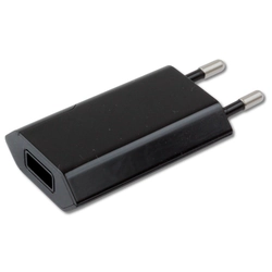 Network Charger 100-240V - USB 5V 1A Slim Black