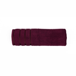 Ręcznik na basen kol. burgundowy roz. 50x90 cm WINTER