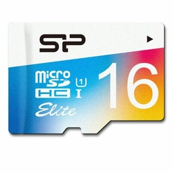 Silicon Power 16GB Elite microSDHC UHS-1 memory card + adapter