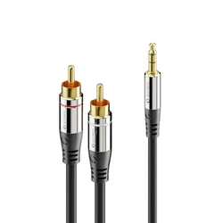 Sonero SAC600-015 3,5mm jack kabel - 2xRCA, délka 1,5m