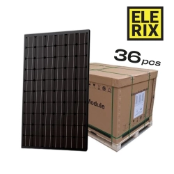 Solární panel ELERIX Mono 320Wp 60 články, 36 ks paleta (ESM 320 Full Black)