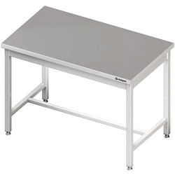 Central table without shelf 900x700x850 mm welded
