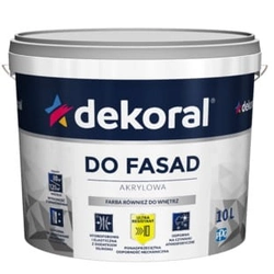 Acrylic paint for facades Dekoral Polinit white 3l