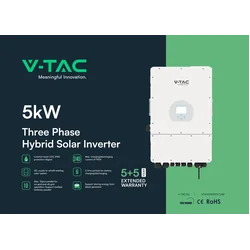 3-FAZOWY LAVSPÆNDING HYBRID INVERTER SUN-5K-SG04LP3 MED 5kW; 10 ÅRS GARANTI