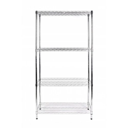 Chrome shelf 4 shelves 120x45x180 INVEST HORECA WT-120450