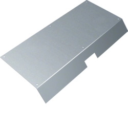 Cover on-floor duct Hager AKBAS3000701 Cover one-sided bevelled Junction Steel