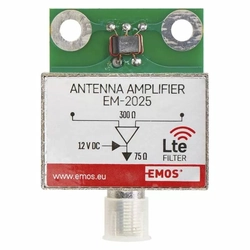 EMOS Antenna preamplifier 25dB VHF / UHF