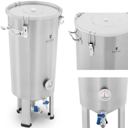 Container fermentation boiler stainless steel beer fermenter 20 l