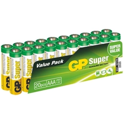 GP Super AAA Battery / R03 20 pcs.