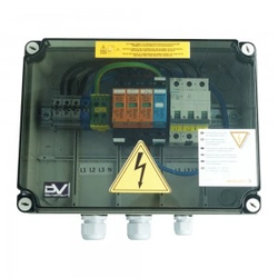Solar junction box AC overvoltage protection Weidmüller T1/T2 1x Siemens B16 3P Doktorvolt 7884
