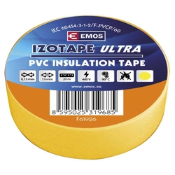 Emos Izolačná páska PVC 19mm / 20m žltá F61926