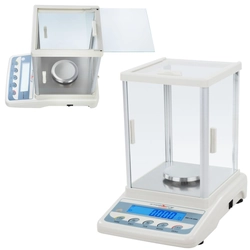 Precision scale with anti-draft cabinet SBS-LW-200A LCD accurate 0,001g down 200g