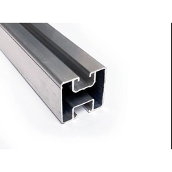 Solar panel mounting rail, 40x40mm, 4400 mm long, aluminum