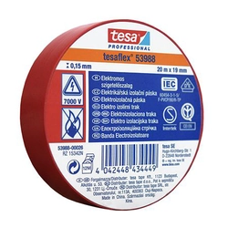 Tesaflex Insulation Tape 20m Red 10 Pcs