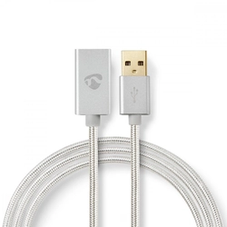 Nedis Premium USB 2.0 Extension Cable 2m (CCTB60010AL20)