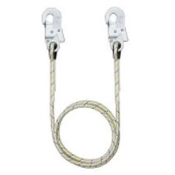 Horizontal LP 100 TT anchor rope with AZ023 hooks, 15.0m long