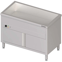 Stationary bain-marie, with a cabinet, single-chamber for 3GN( C)