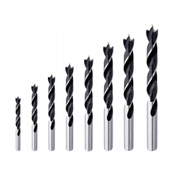 WOOD DRILL SET 3.0-10.0 MM 8 PCS.