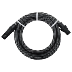 Sací hadice s PVC spojkami, 7 m, 22 mm, černá