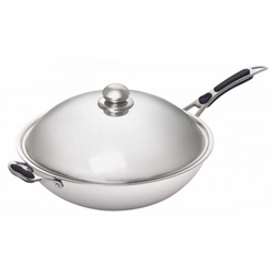 Wok pan for Bartscher induction cookers