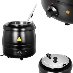 Electric kettle soup pot 10 l black