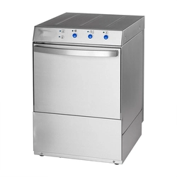 350x350 glass washer with detergent dispenser and discharge pump