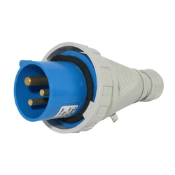 Industrial plug IVG 1632 230V, IP67, 16A, 3-pole (SEZ IVG 1632)