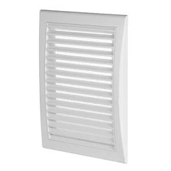Awenta Luna white ventilation grille TL8 with blinds 110x270mm