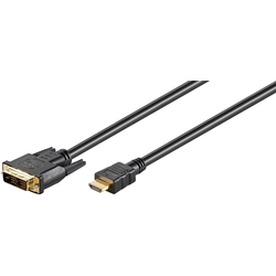 Cable DVI-D (18 + 1) Single Link - HDMI Goobay 5m
