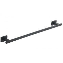 One-armed bathroom towel rail, black OSTE 01