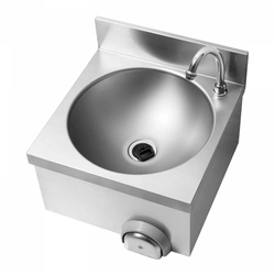 Knee operated washbasin - fittings - stainless steel - tap 140 mm long Monolith EX10360017 MO-TA-18
