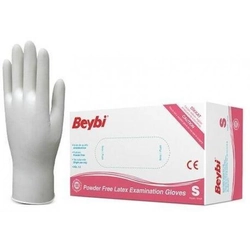 Beybi Ochranné rukavice latexové LatexBPL100 bezpudrové