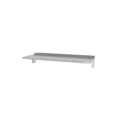 Hanging shelf for appliances, reinforced with two consoles | 1100x300x250 mm