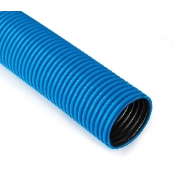 Blue corrugated pipe RODK 40/32 FLEX (25 m)