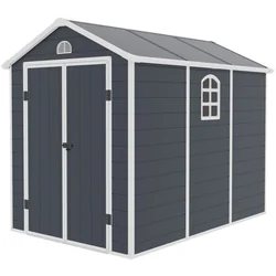 AVE E tool house, 226 x 280 x 190 cm, dark gray