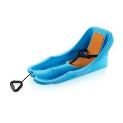 Plastic sled BABY RIDER - blue