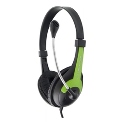 EH158G Green Esperanza Rooster headphones with microphone