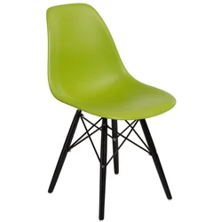 Chair P016W PP green/black