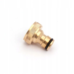 CONNECT TO THE TAP 3/4'' BRASS ADAPTER COUPLING