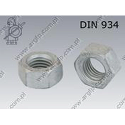 Nuts M16 DIN 934 10 fl Zn