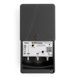 Johansson 7411 LTE UHF + VHF mast amplifier (5G)